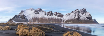 Iceland mountain nature Vestrahorn HD Desktop Wallpaper | Background Image