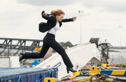 Jessica Chastain movie The 355 HD Desktop Wallpaper | Background Image