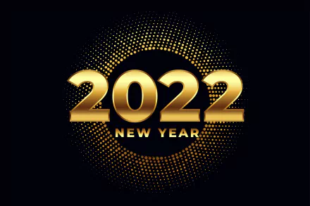 holiday New Year 2022 HD Desktop Wallpaper | Background Image