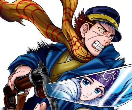 Asirpa (Golden Kamuy) Sugimoto Saichi Anime Golden Kamuy HD Desktop Wallpaper | Background Image