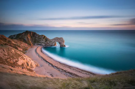 horizon arch beach nature durdle door HD Desktop Wallpaper | Background Image