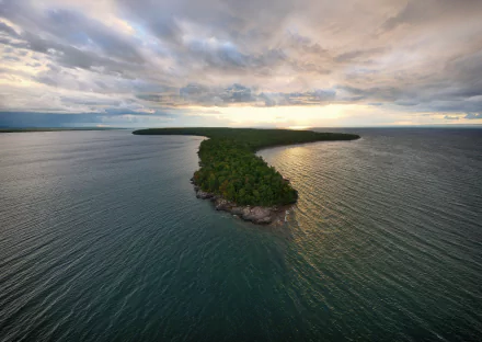  Point Abbaye, the northern most point of the Huron Penninsula by Zack Stout