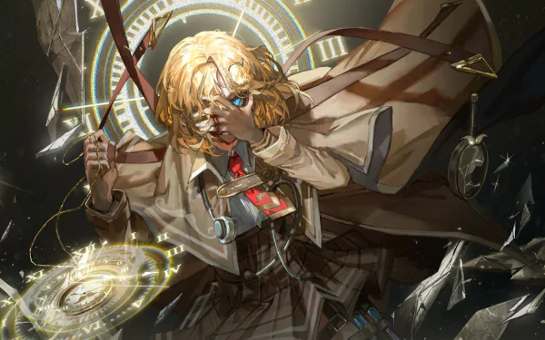 Watson Amelia Anime Virtual Youtuber HD Desktop Wallpaper | Background Image