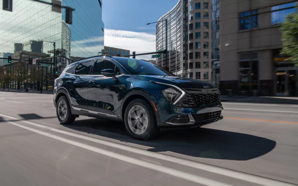 SUV Kia Sportage HEV vehicle Kia Sportage HD Desktop Wallpaper | Background Image