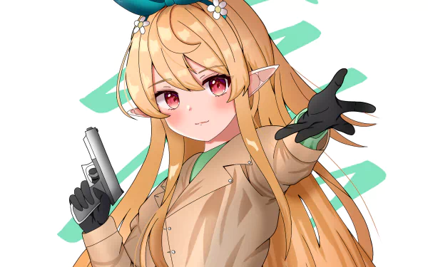 Nijisanji Pomu Rainpuff Anime Virtual Youtuber HD Desktop Wallpaper | Background Image