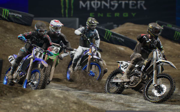 video game Monster Energy Supercross - The Official Videogame 5 HD Desktop Wallpaper | Background Image
