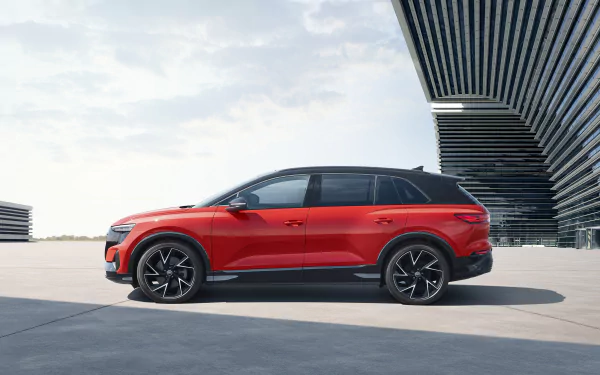 electric car SUV vehicle Audi Q5 50 e-tron quattro HD Desktop Wallpaper | Background Image