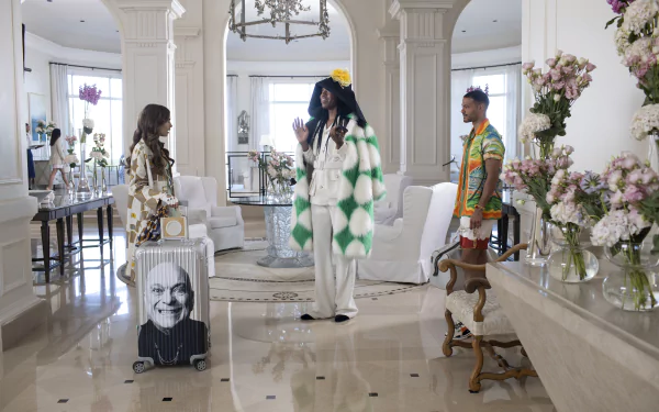 Lily Collins TV Show Emily in Paris HD Desktop Wallpaper | Background Image