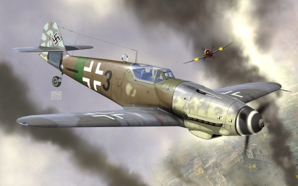 Military Messerschmitt Bf 109 Military Aircraft Luftwaffe HD Wallpaper | Background Image