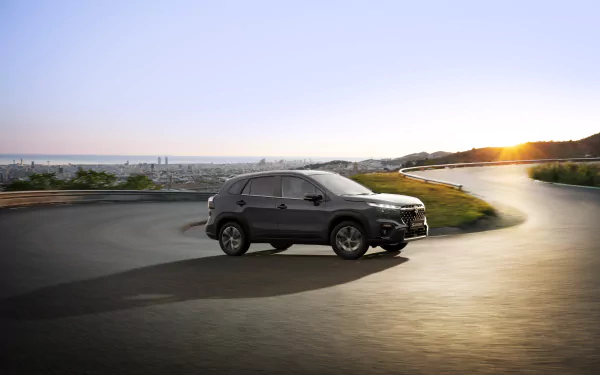 SUV vehicle Suzuki S-Cross Hybrid HD Desktop Wallpaper | Background Image