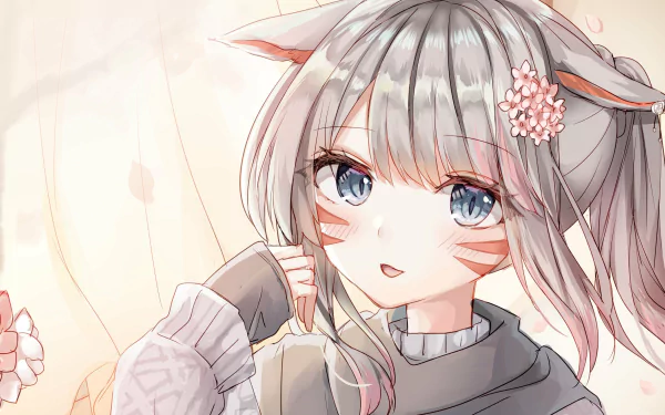 Miqo'te (Final Fantasy) video game Final Fantasy XIV HD Desktop Wallpaper | Background Image