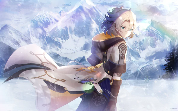 Albedo (Genshin Impact) video game Genshin Impact HD Desktop Wallpaper | Background Image