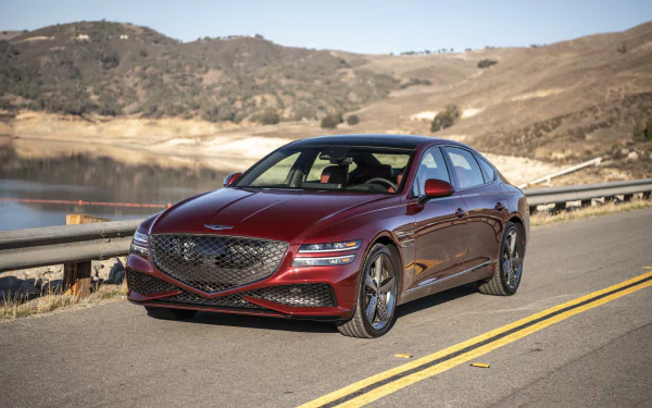 Genesis G80 3.5T AWD Sport vehicle Genesis G80 HD Desktop Wallpaper | Background Image