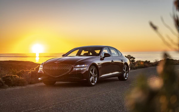 Genesis G80 3.5T AWD Sport vehicle Genesis G80 HD Desktop Wallpaper | Background Image