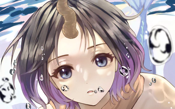 horns Elma (Miss Kobayashi's Dragon Maid) Anime Miss Kobayashi's Dragon Maid HD Desktop Wallpaper | Background Image