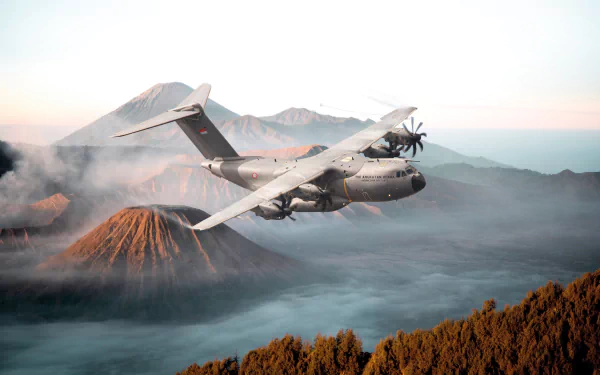 transport aircraft military Airbus A400M HD Desktop Wallpaper | Background Image