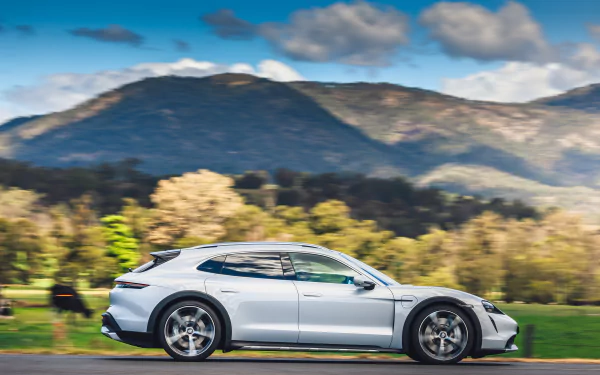 Porsche Taycan Turbo Cross Turismo vehicle Porsche Taycan Turbo HD Desktop Wallpaper | Background Image