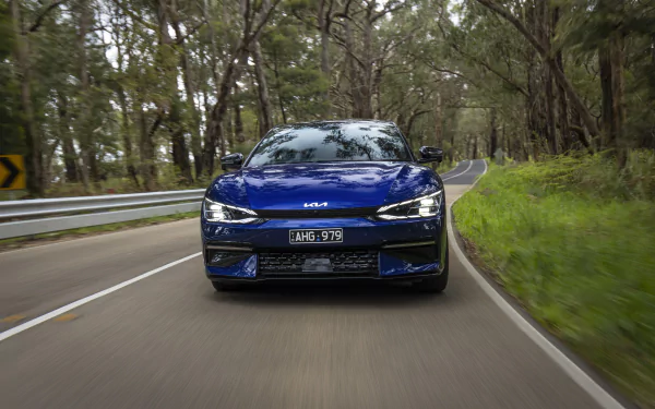 electric car SUV vehicle Kia EV6 GT Line HD Desktop Wallpaper | Background Image