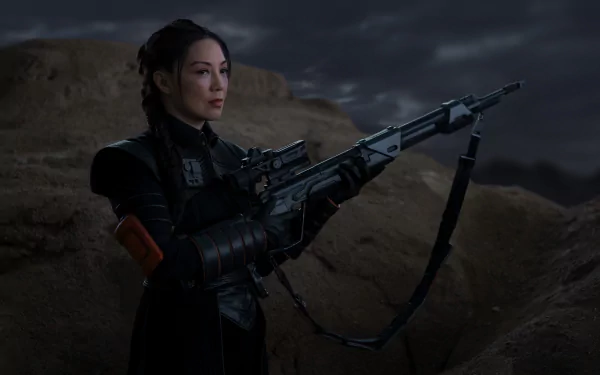 Ming-Na Wen Fennec Shand movie The Book of Boba Fett HD Desktop Wallpaper | Background Image