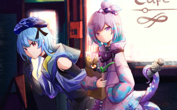 Mizuki (Arknights) Kirara (Arknights) video game Arknights HD Desktop Wallpaper | Background Image