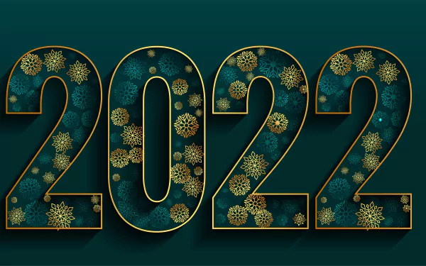 holiday New Year 2022 HD Desktop Wallpaper | Background Image