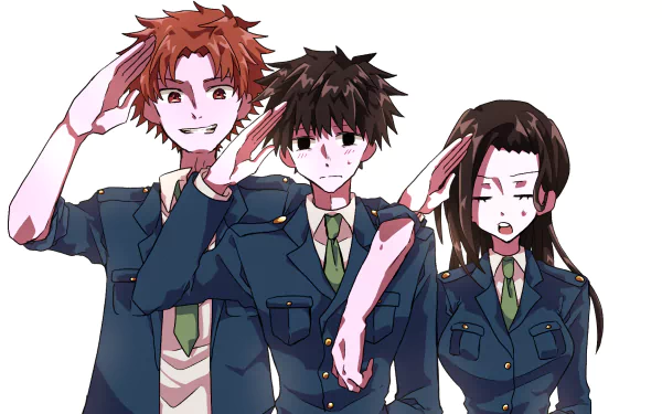 Keiji Shinogi Megumi Sasahara Mr. Policeman (Your Turn to Die) video game Your Turn to Die HD Desktop Wallpaper | Background Image