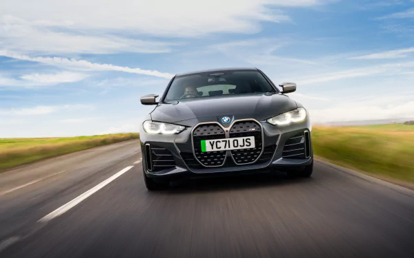 vehicle BMW i4 M50 HD Desktop Wallpaper | Background Image