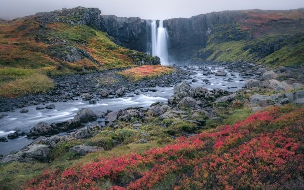 Nature Seljalandsfoss Waterfalls Iceland Waterfall HD Wallpaper | Background Image