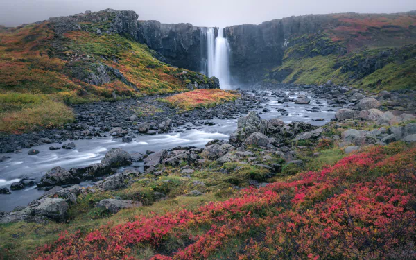 waterfall Iceland nature Seljalandsfoss HD Desktop Wallpaper | Background Image