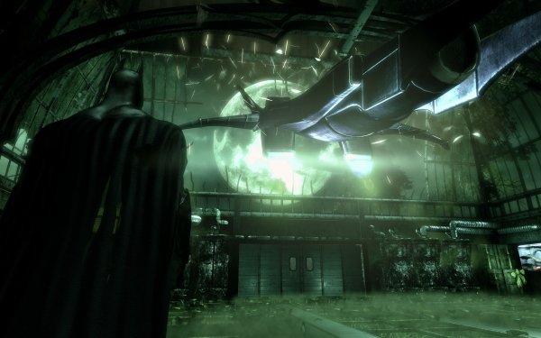 Video Game Batman: Arkham Asylum Batman Video Games Batwing Moon HD Wallpaper | Background Image