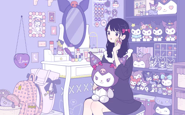 Kuromi (Onegai My Melody) Anime Onegai My Melody HD Desktop Wallpaper | Background Image