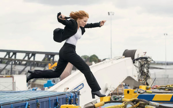 Jessica Chastain movie The 355 HD Desktop Wallpaper | Background Image