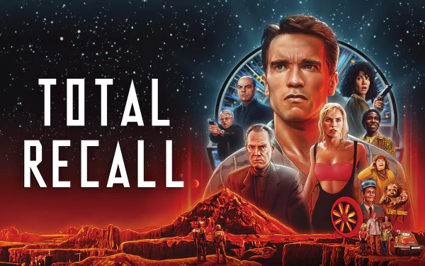 Arnold Schwarzenegger movie Total Recall (1990) HD Desktop Wallpaper | Background Image