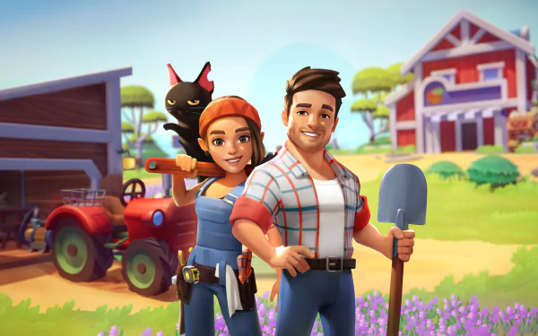 video game Big Farm: Story HD Desktop Wallpaper | Background Image