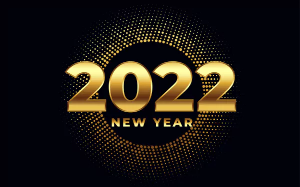holiday New Year 2022 HD Desktop Wallpaper | Background Image