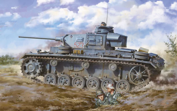 Panzer III military tank HD Desktop Wallpaper | Background Image