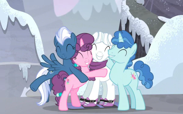 Double Diamond (My Little Pony) Party Favor (My Little Pony) Night Glider (My Little Pony) Sugar Belle (My Little Pony) TV Show My Little Pony: Friendship Is Magic HD Desktop Wallpaper | Background Image