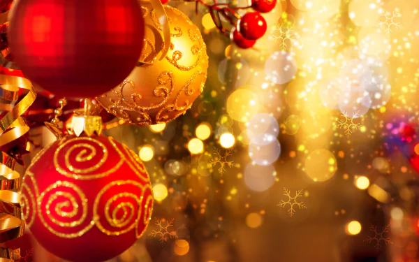 bauble holiday Christmas HD Desktop Wallpaper | Background Image