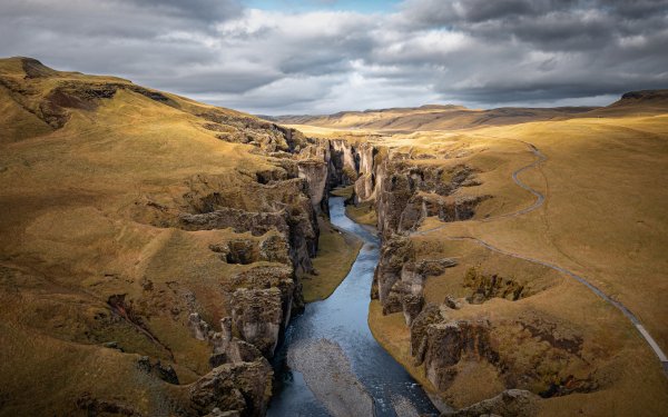 Earth Canyon Canyons Iceland Nature HD Wallpaper | Background Image