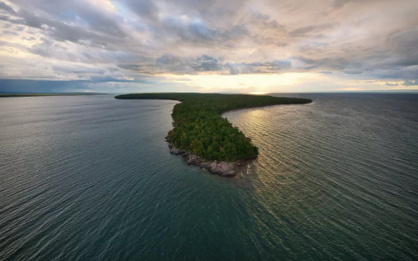  Point Abbaye, the northern most point of the Huron Penninsula by Zack Stout