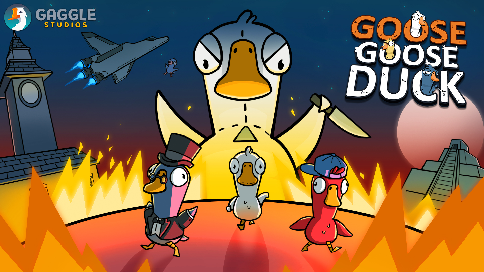 Goose Goose Duck Game HD Wallpaper