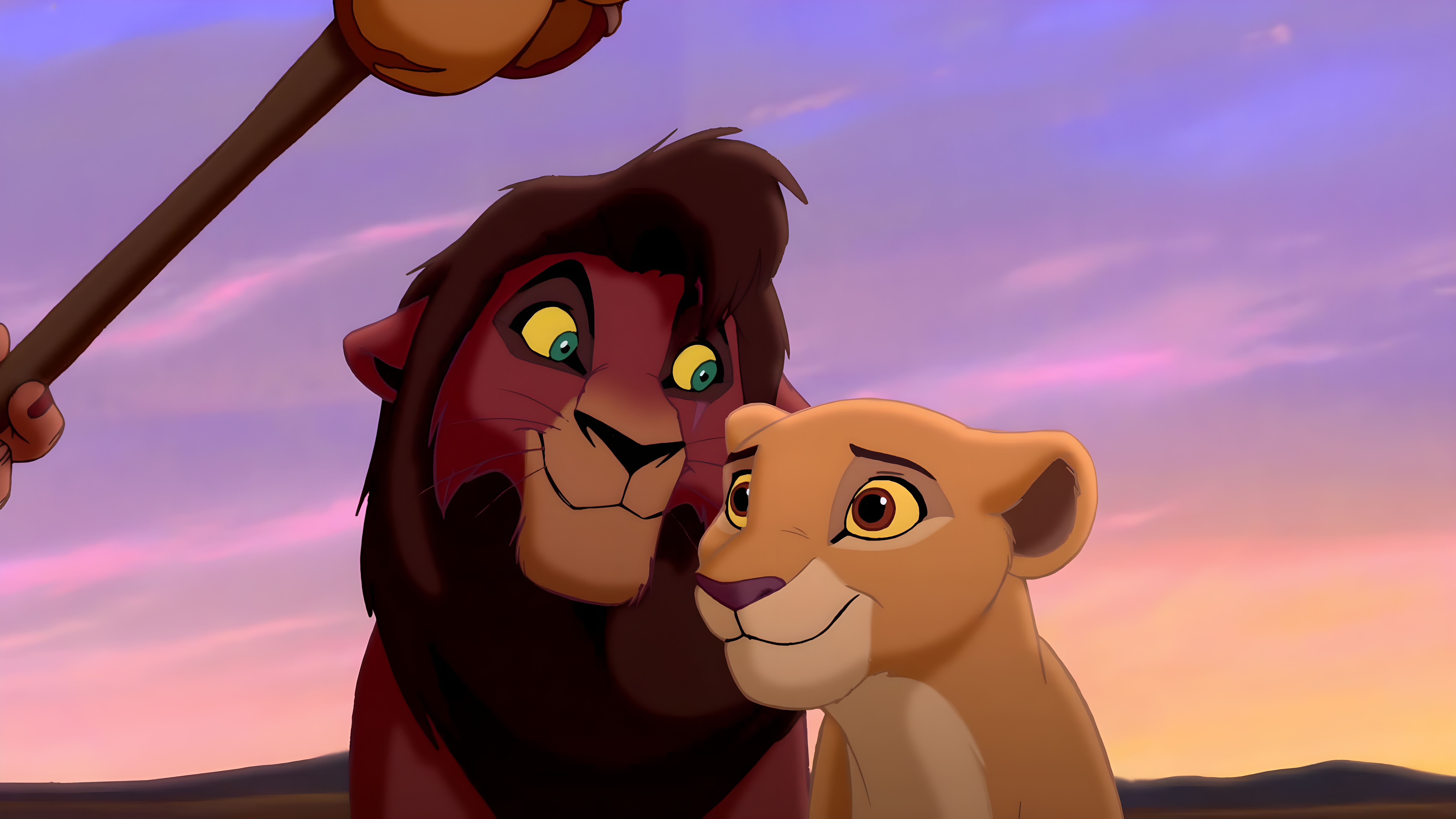Kovu and Kiara from The Lion King 2: Simba's Pride