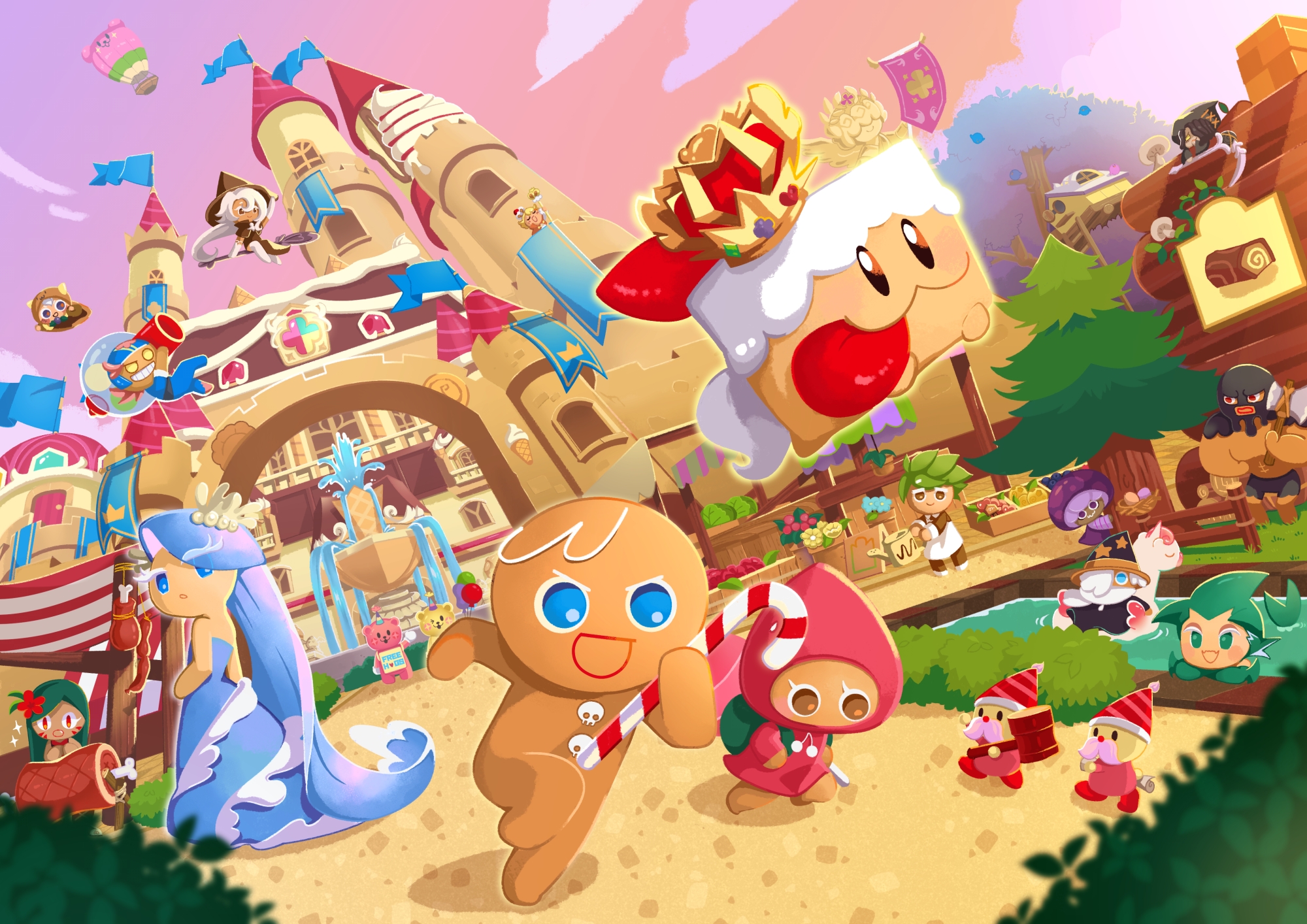 Video Game Cookie Run: Kingdom HD Wallpaper | Background Image