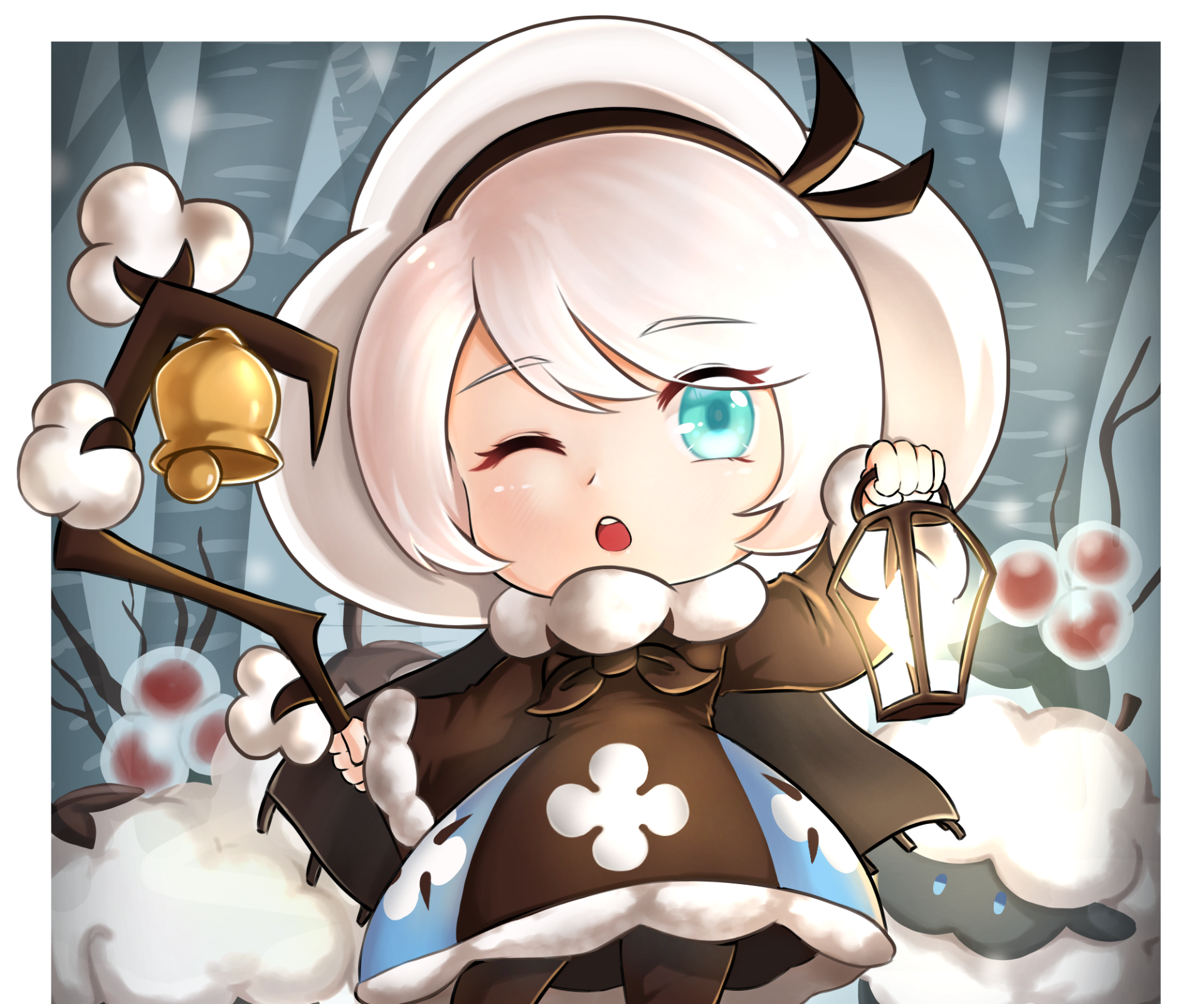 Download Wink Cotton Cookie (Cookie Run) Video Game COOKIE RUN: KINGDOM HD Wallpaper