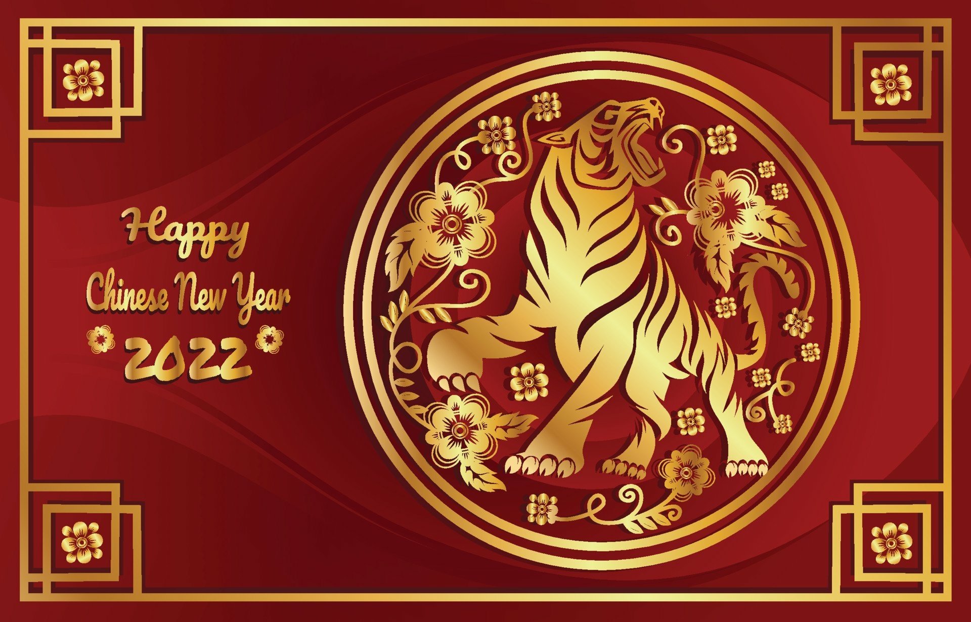 Download Year Of The Tiger Holiday Chinese New Year HD Wallpaper