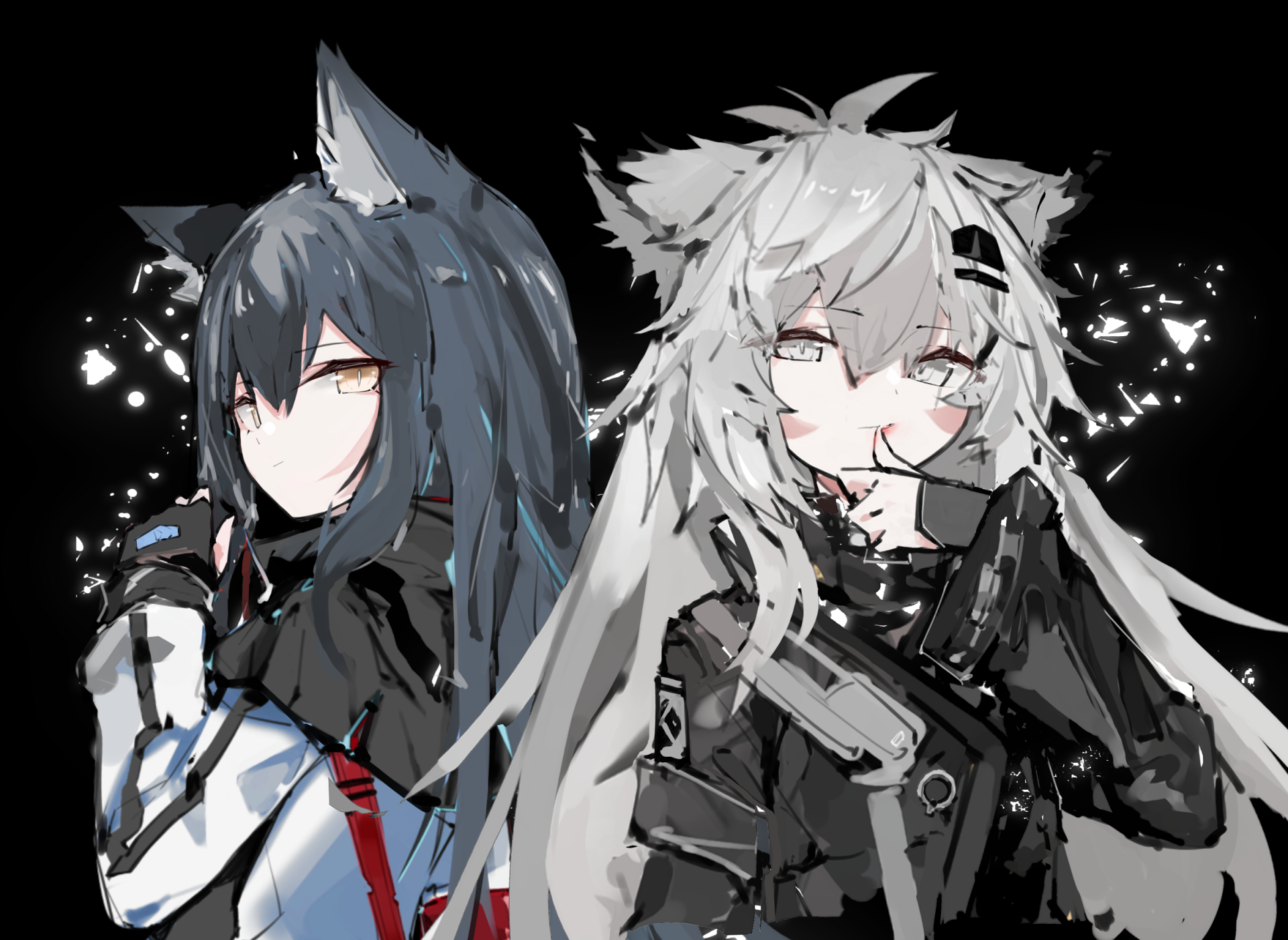 Download Texas (Arknights) Lappland (Arknights) Video Game Arknights HD Wallpaper