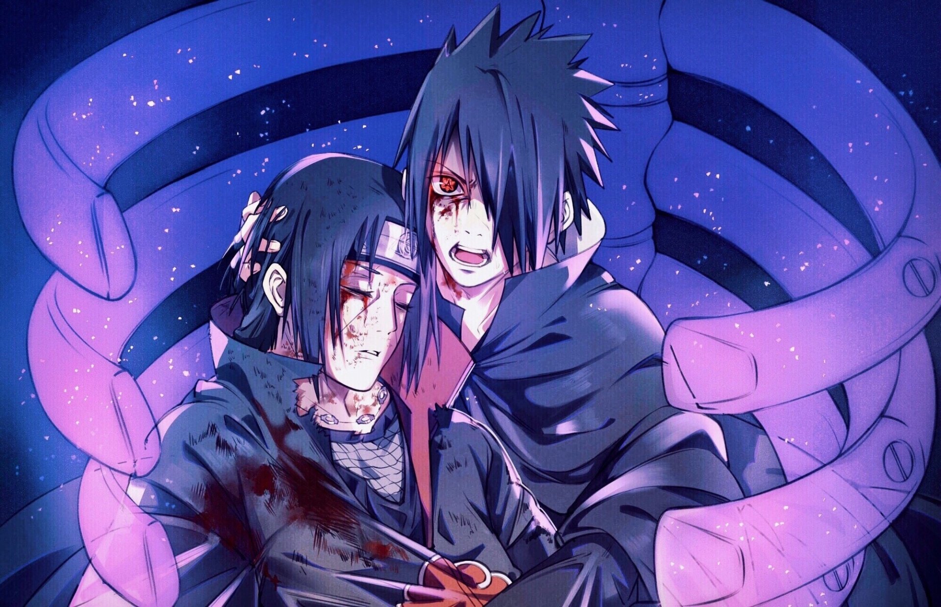 Download Sasuke Uchiha Itachi Uchiha Anime Naruto Sasuke & Itachi HD Wallpaper