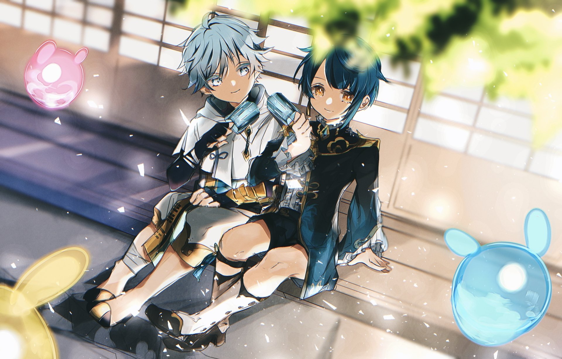 Download Chongyun (Genshin Impact) Xingqiu (Genshin Impact) Video Game Genshin Impact HD Wallpaper by 343