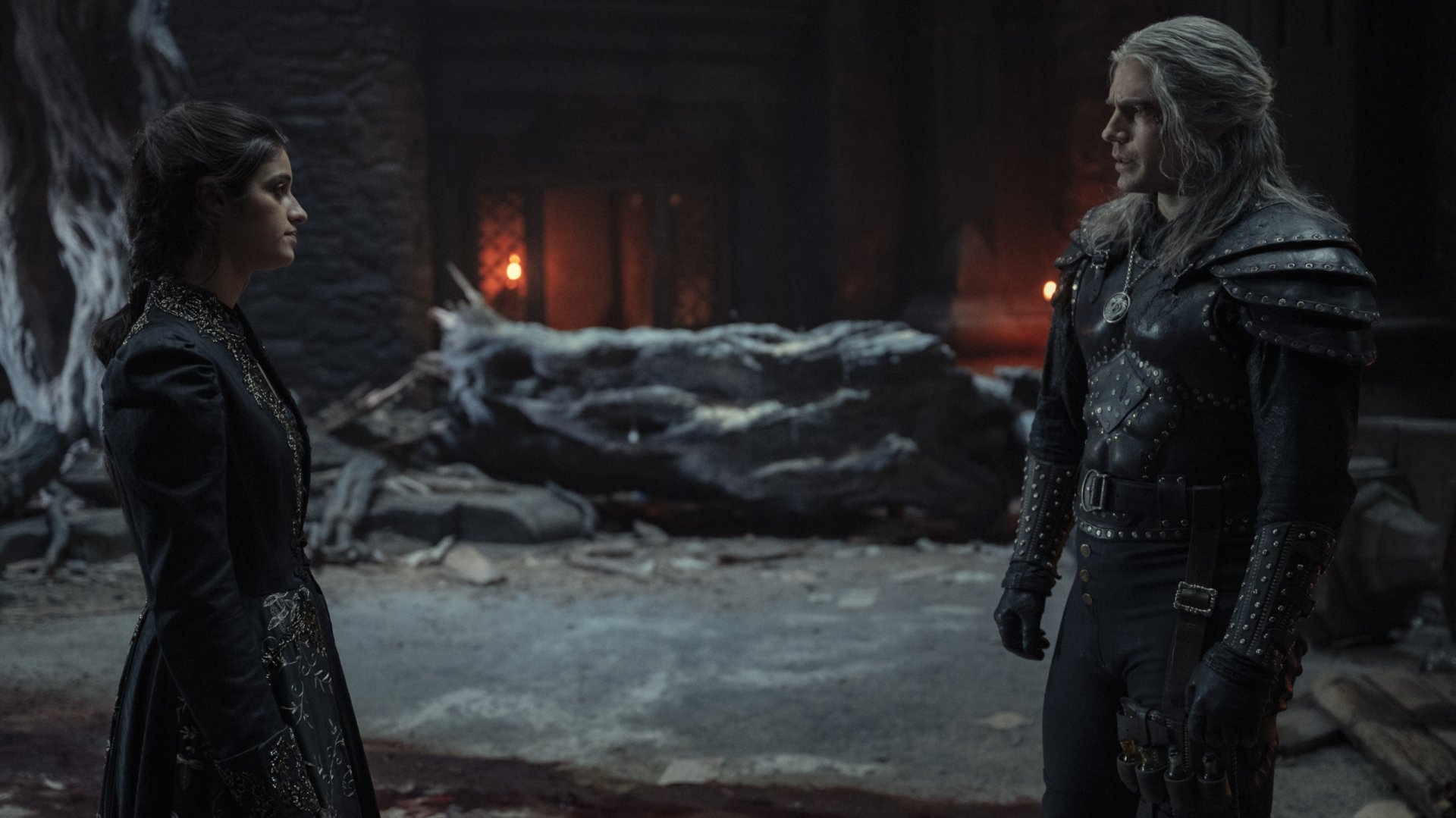 Download Geralt Of Rivia Henry Cavill Yennefer Of Vengerberg Anya Chalotra TV Show The Witcher HD Wallpaper