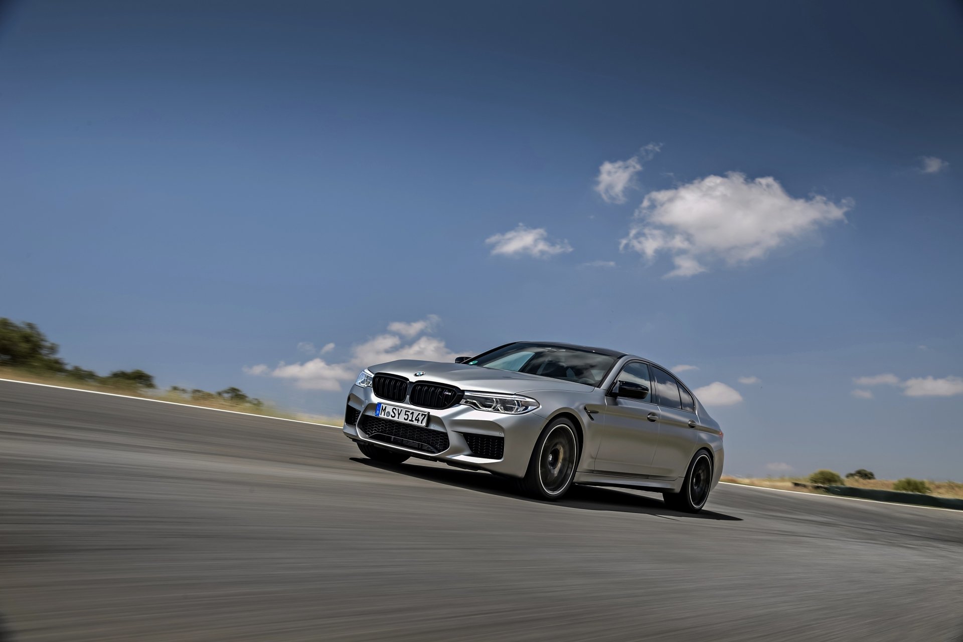 Download Vehicle BMW M5 Competition 4k Ultra HD Wallpaper
